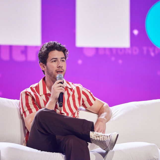 Nick Jonas at the HLTH conference. --