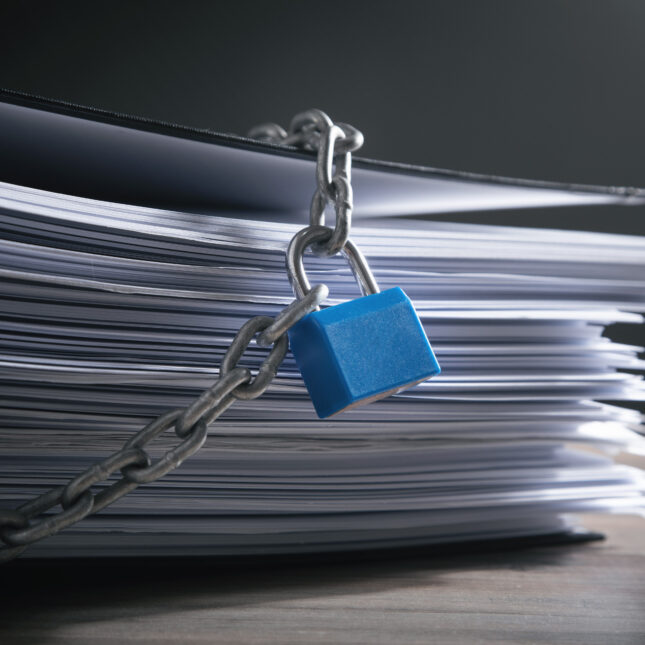 Padlocked paperwork. -- first opinion coverage from STAT