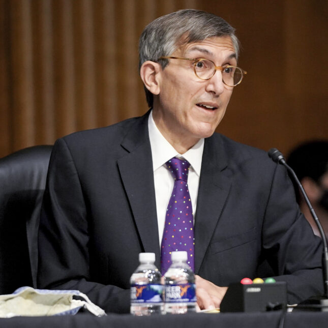 Dr. Peter Marks, Director of the Center for Biologics Evaluation and Research within the Food and Drug Administration, at a hearing — policy coverage from STAT