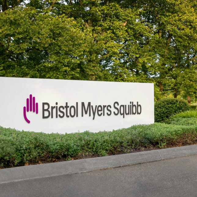 Bristol Myers Squibb sign